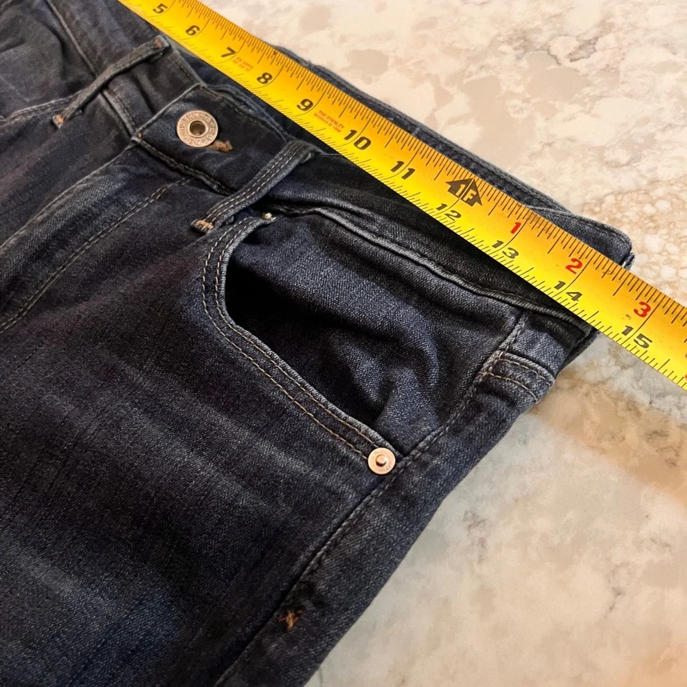 AG Jeans Woman’s high-rise slim straight ankle. Size 28R